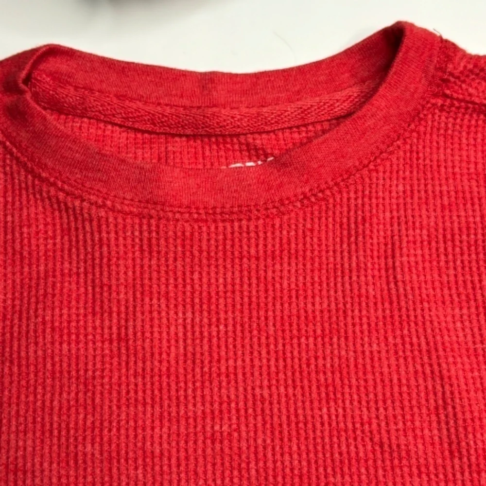 Boys Size Small Red Long Sleeve Thermal Top and Fleece Spiderman Pajama Bottoms